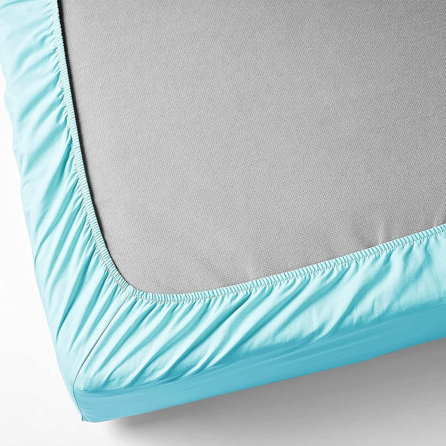 RelaxMax 100% Cotton Elastic Fitted Bedsheet with 2 Pillow Cover