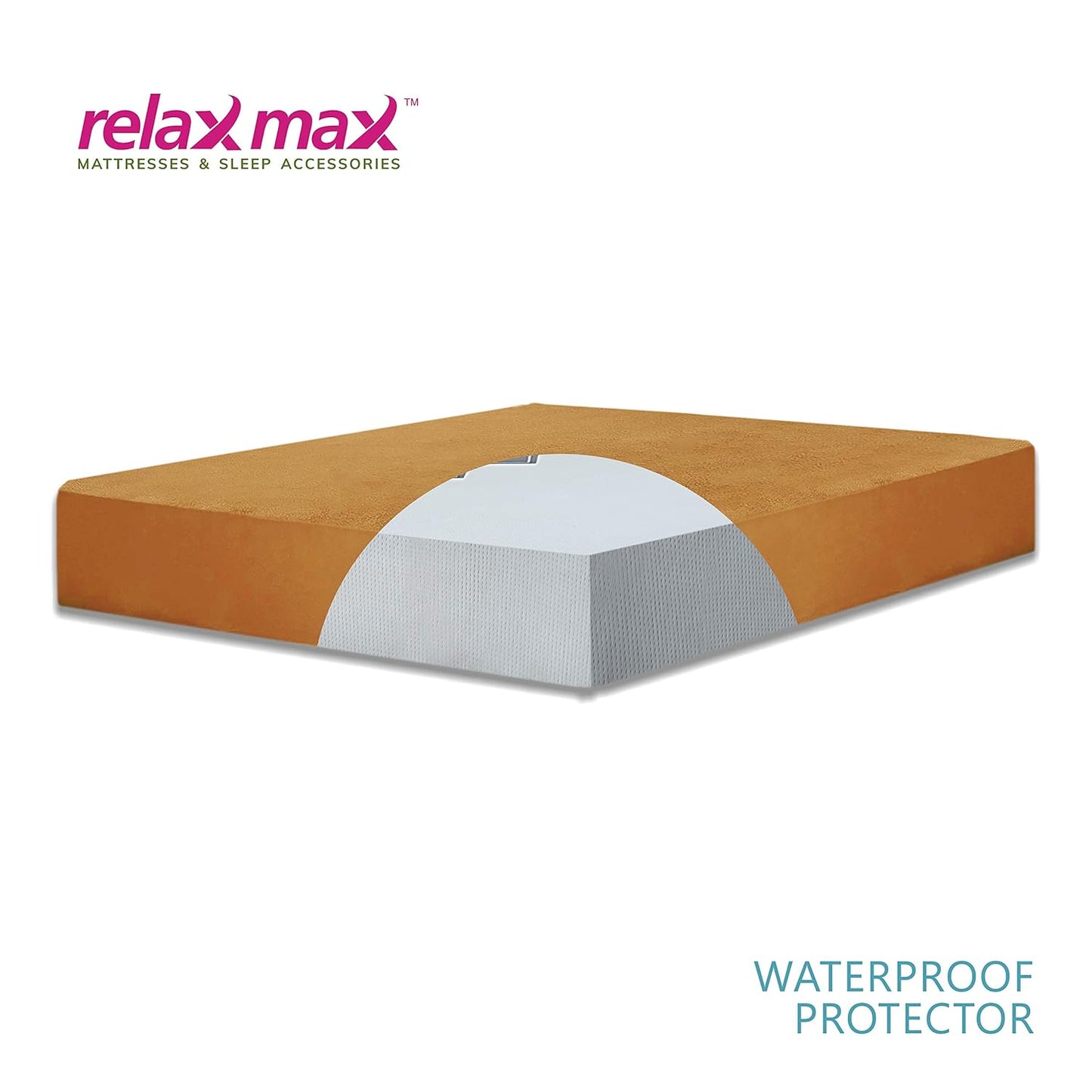 RelaxMax Terry Cotton Waterproof Mattress Protector