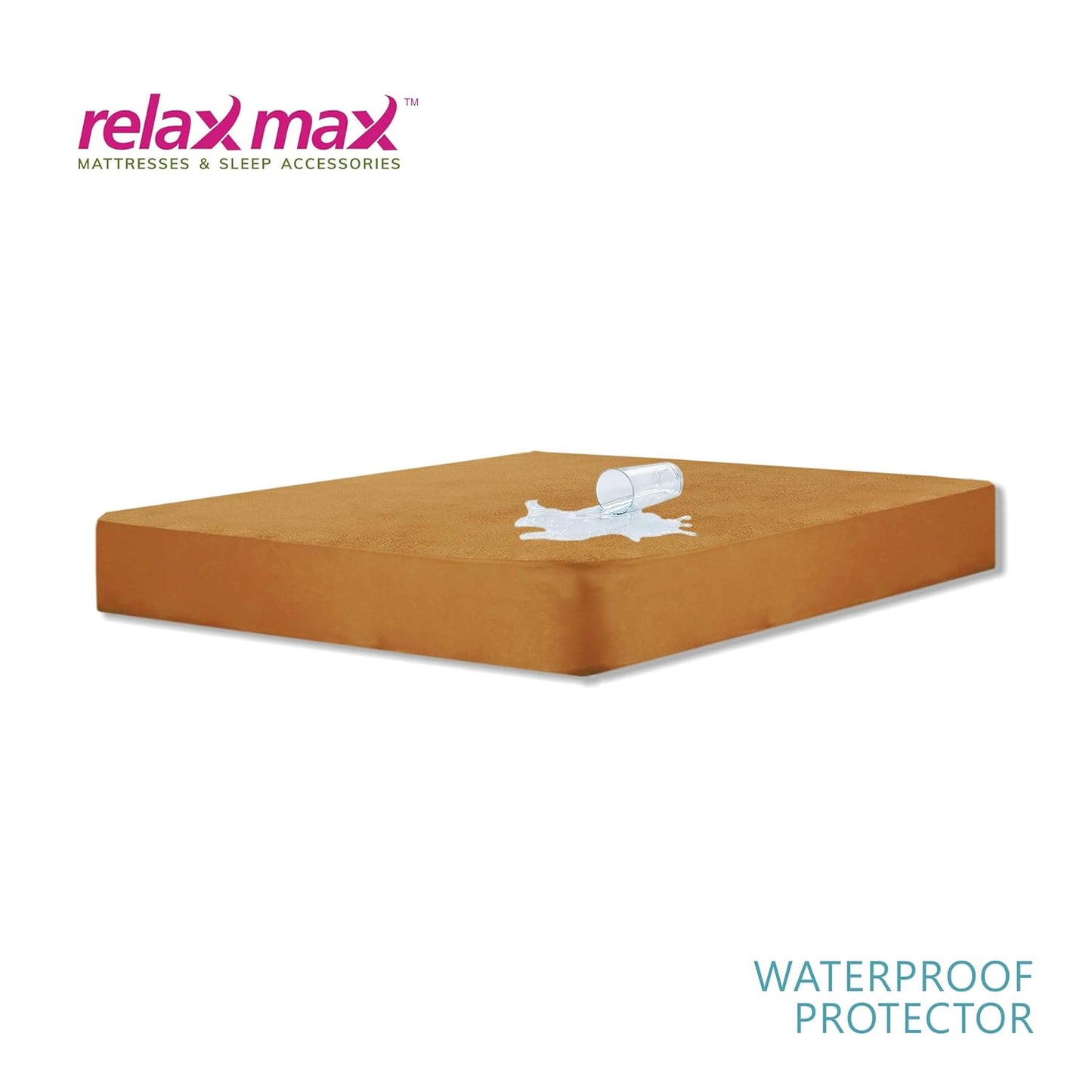 RelaxMax Terry Cotton Waterproof Mattress Protector