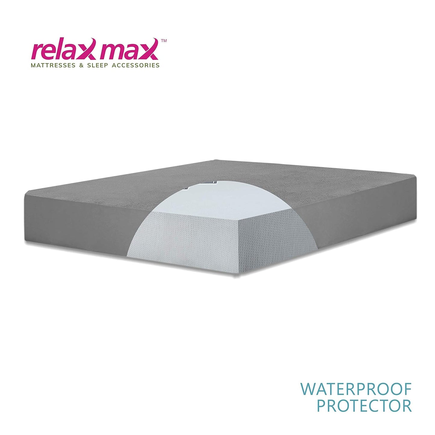 RelaxMax Terry Cotton Waterproof Mattress Protector