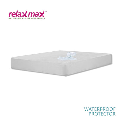 RelaxMax Terry Cotton Waterproof Mattress Protector