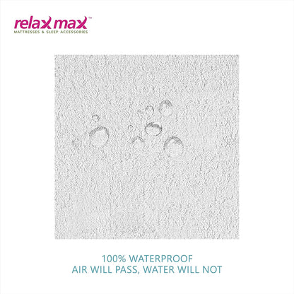 RelaxMax Terry Cotton Waterproof Mattress Protector