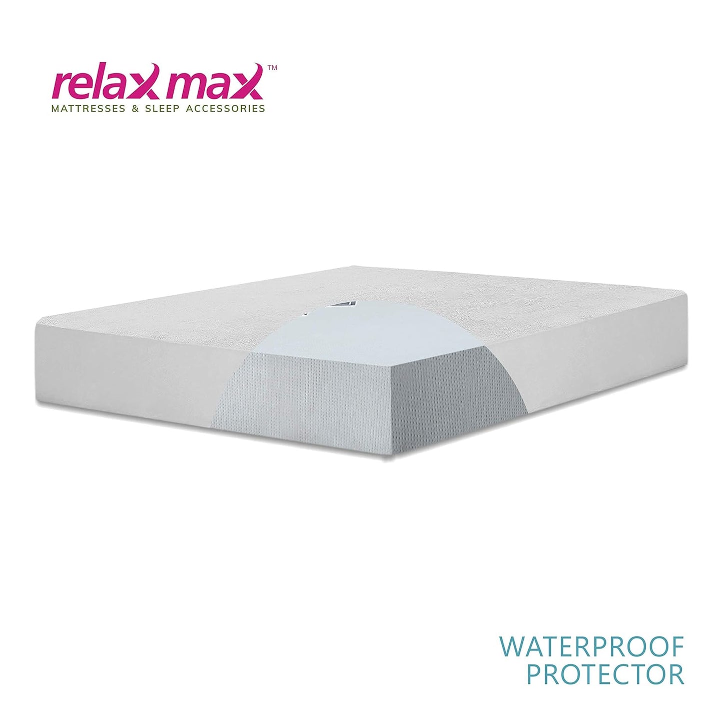 RelaxMax Terry Cotton Waterproof Mattress Protector