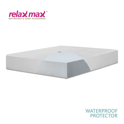RelaxMax Terry Cotton Waterproof Mattress Protector