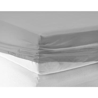 RelaxMax 100% Cotton Elastic Fitted Bedsheet with 2 Pillow Cover