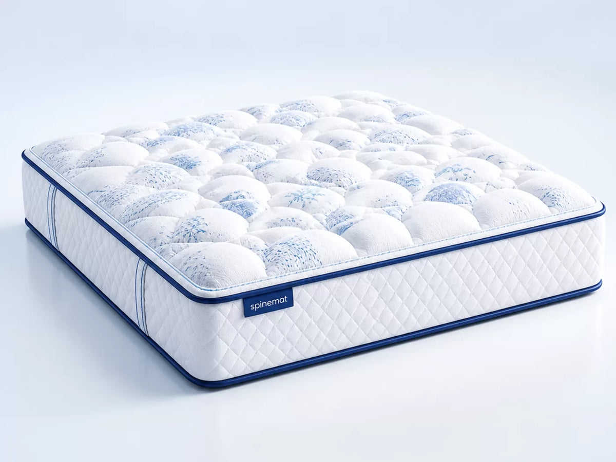 Penta Trinity Gel mattress in a three-quarter studio view