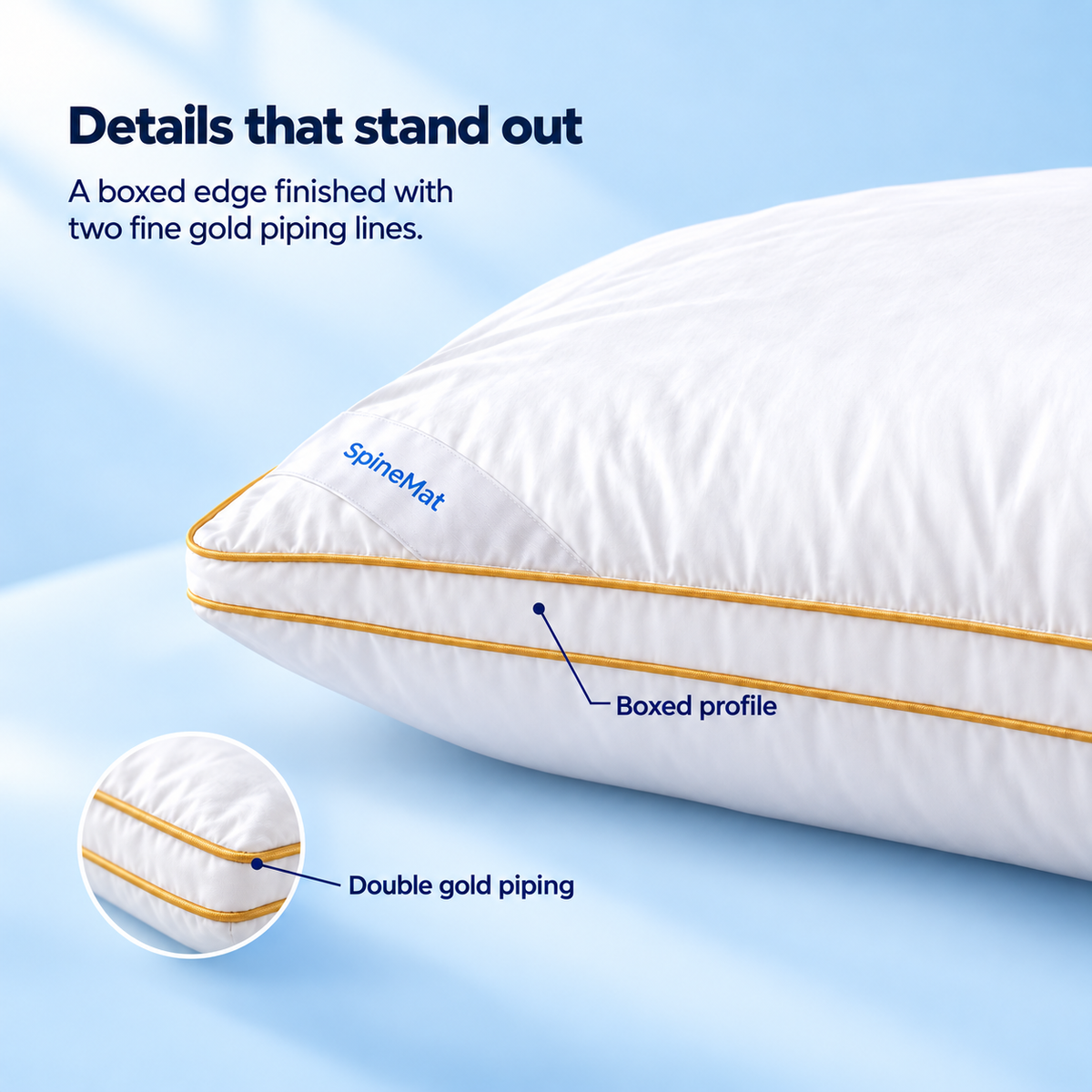 Microfibre Box Pillow