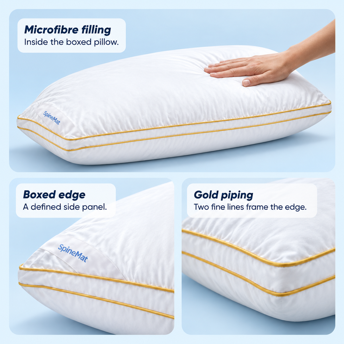 Microfibre Box Pillow
