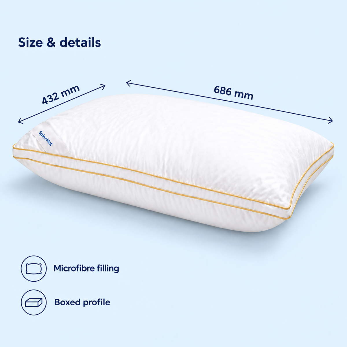 Microfibre Box Pillow