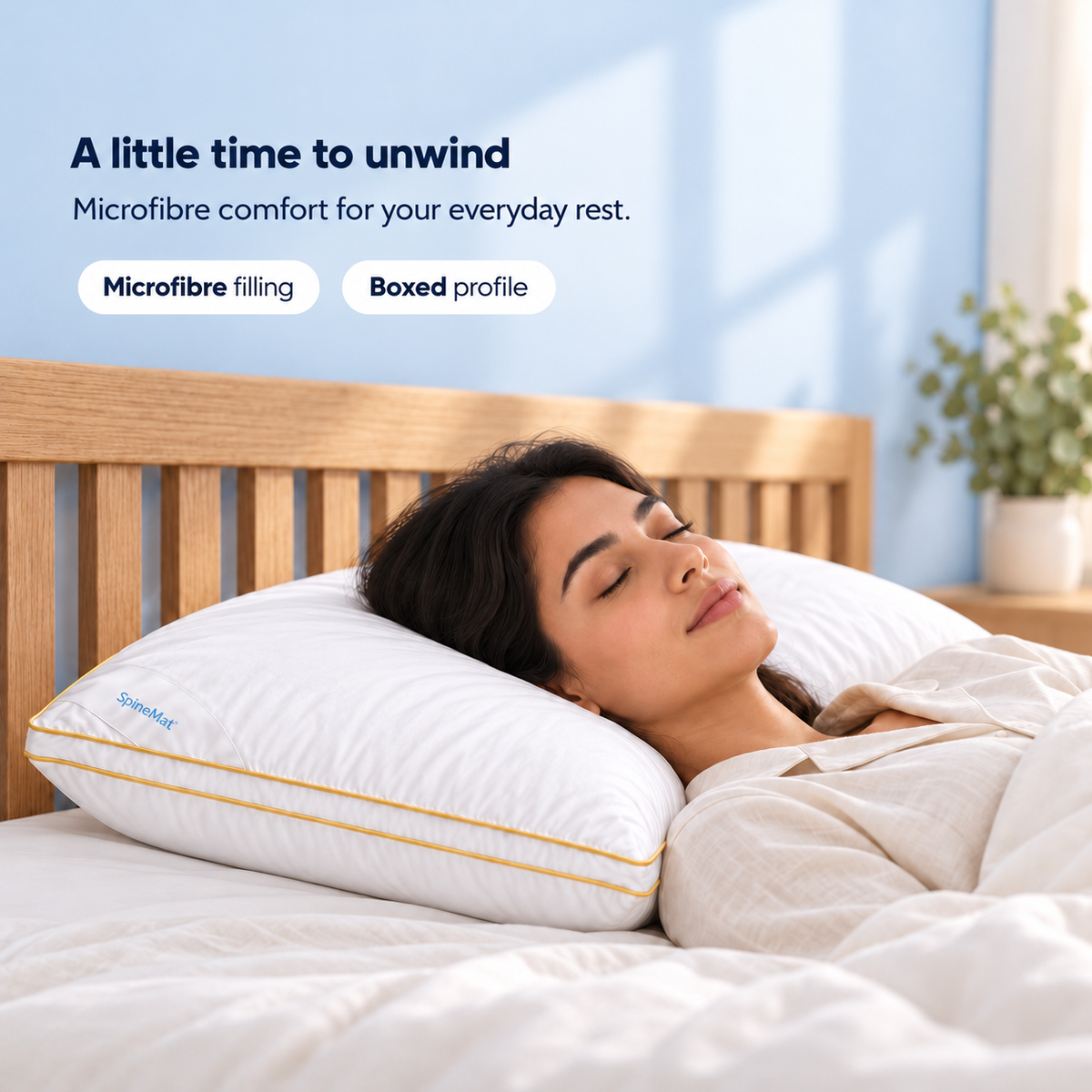 Microfibre Box Pillow