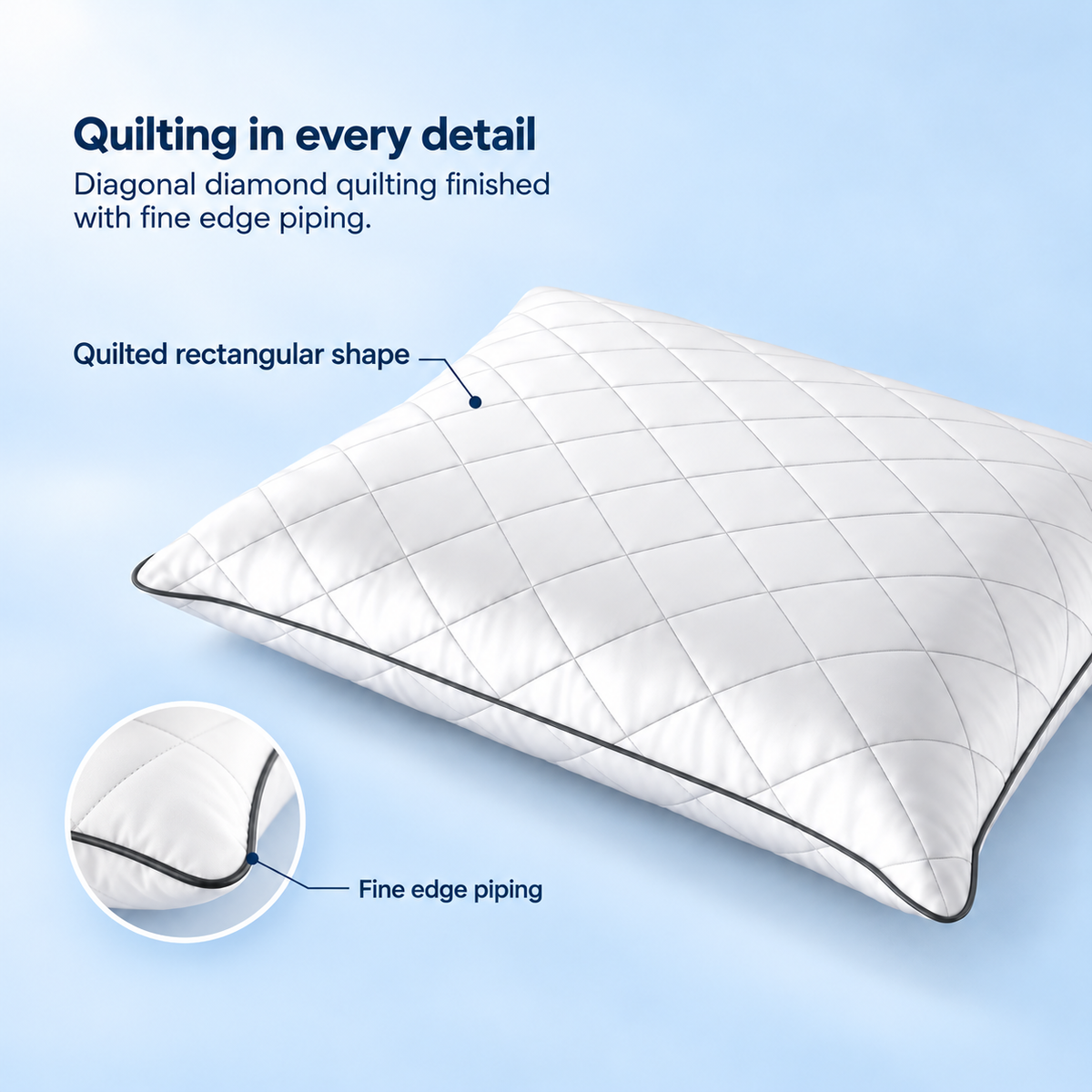 Quilted Microfibre Pillow