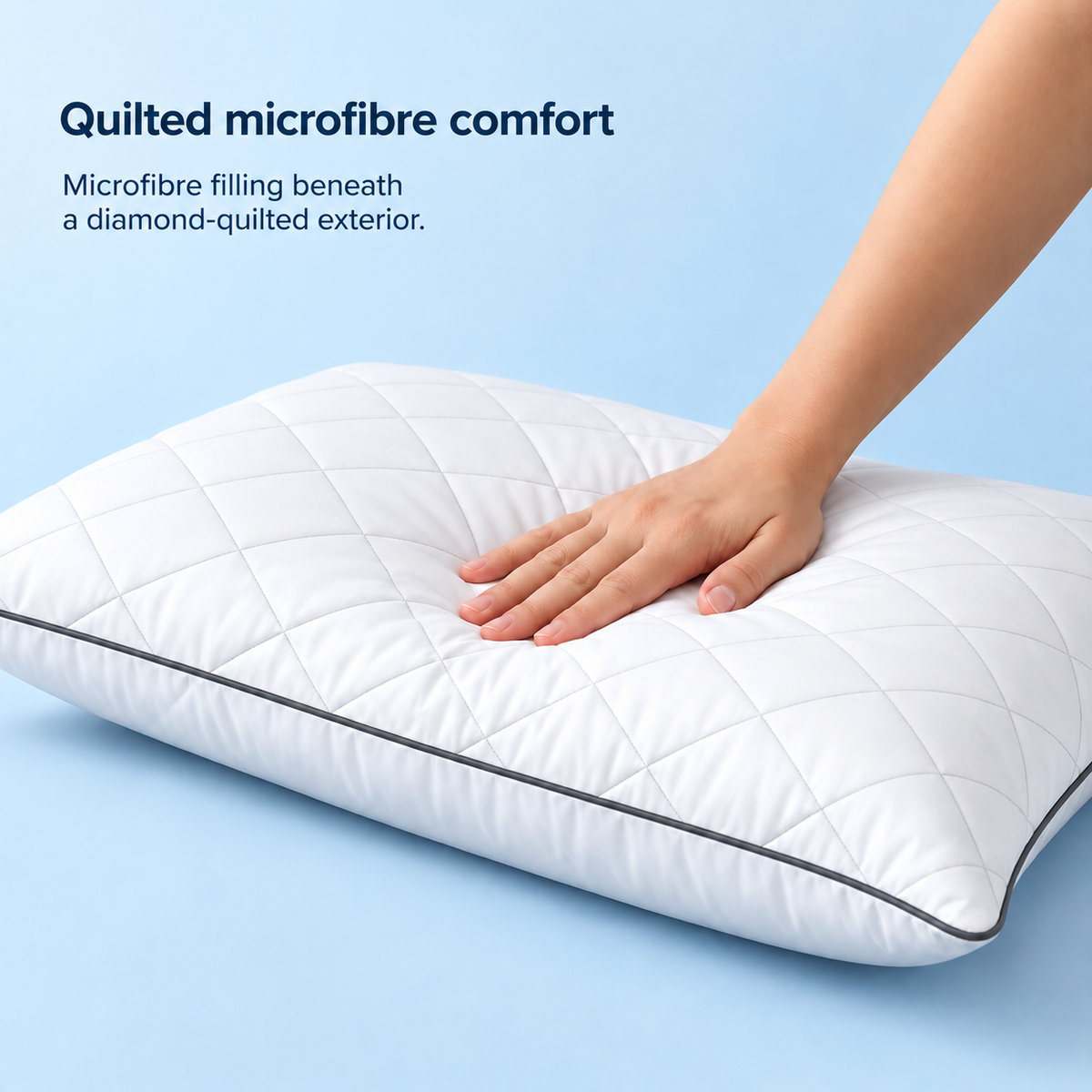 Quilted Microfibre Pillow