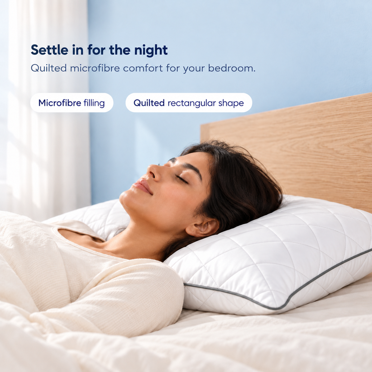 Quilted Microfibre Pillow