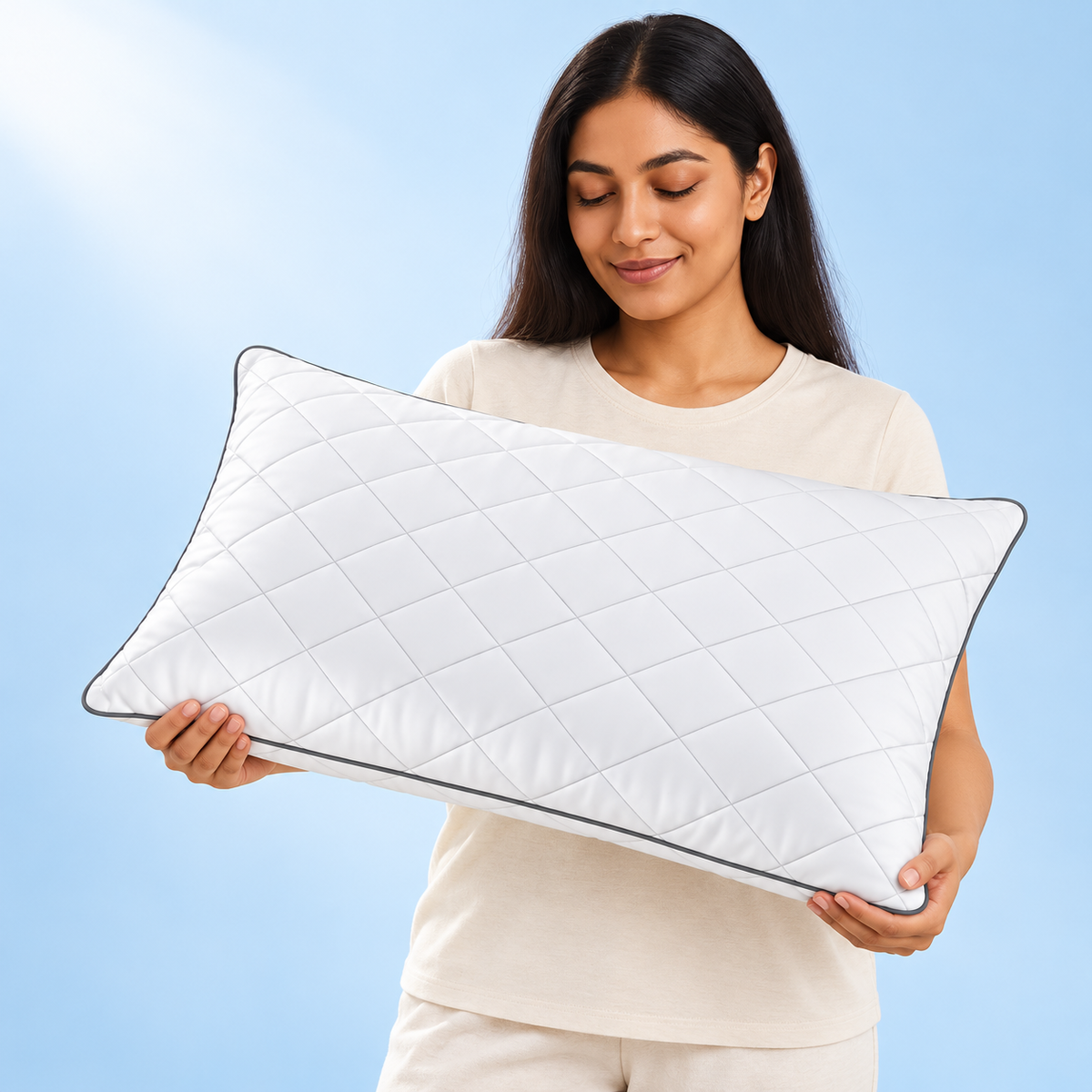 Quilted Microfibre Pillow